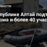 В Республике Алтай подтопило три дома и более 40 участков