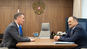 Дмитрий Патрушев и глава Республики Дагестан Сергей Меликов обсудили вопросы агропромышленного комплекса и экологии региона