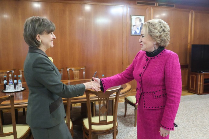 Матвиенко: в РФ очень талантливый бизнес, который открывает новые рынки