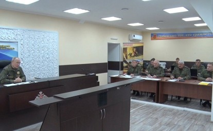 Посещение командного пункта группировки «Запад»