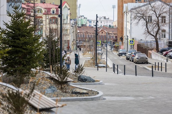 Реконструкция одной из самых «странных» улиц Владивостока завершена Реконструкция одной из самых «странных» улиц Владивостока завершена