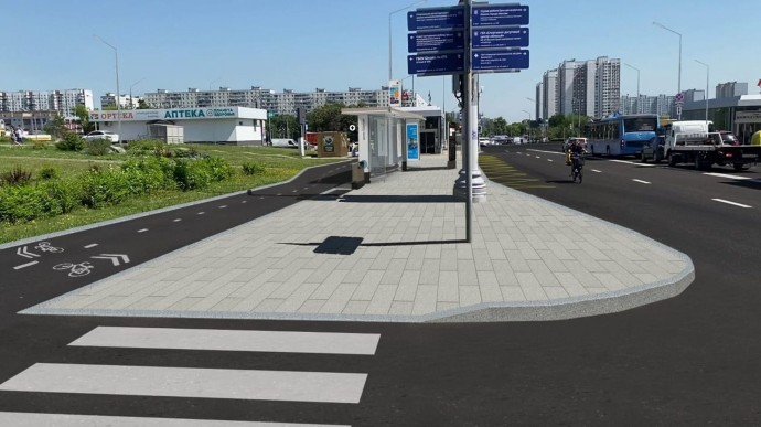 Выполнено благоустройство территории возле транспортного хаба «Домодедовская»