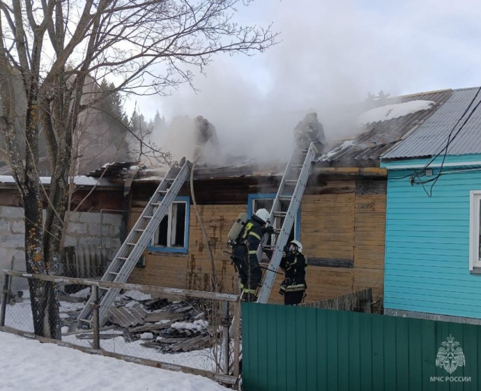 В Кирово-Чепецком районе неисправная печь стала причиной пожара