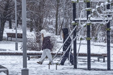 В Москве зафиксированы порывы ветра до 18 м/с и мокрый снег