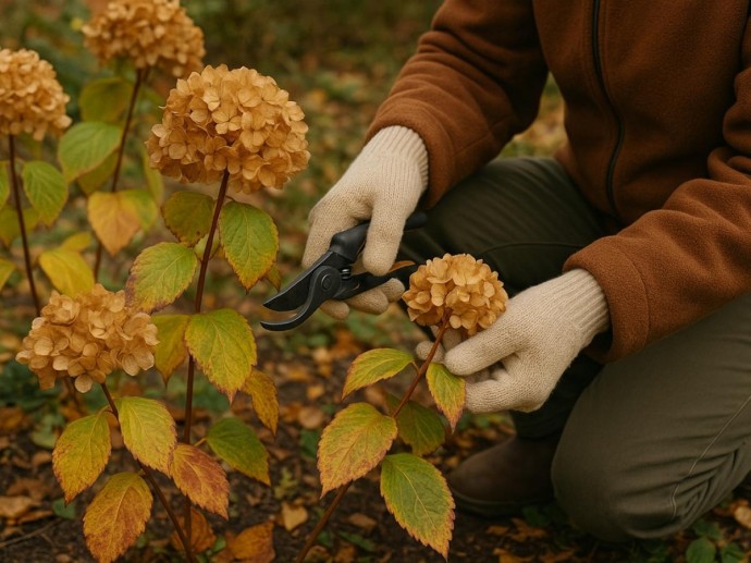 Защита корней мульчей и укрытие помогают гортензиям перезимовать — Malatec Защита корней мульчей и укрытие помогают гортензиям перезимовать — Malatec