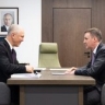 Дмитрий Патрушев и губернатор Херсонской области Владимир Сальдо обсудили развитие сельского хозяйства региона
