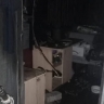 В Уфе в ночном пожаре серьезно пострадал мужчина