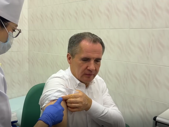 Белгородский губернатор привился от гриппа Белгородский губернатор привился от гриппа