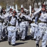 Парадные расчеты промаршировали по Благовещенску...
