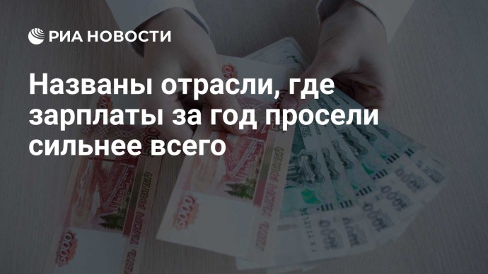 Названы отрасли, где зарплаты за год просели сильнее всего