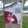 Незаконная реклама вновь появилась на столбах в Благовещенске