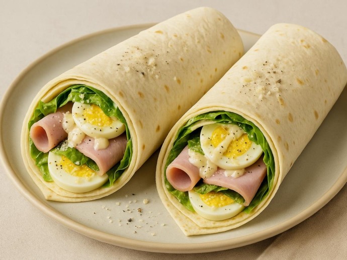 Цезарь-ролл за 5 минут: закуска, которая спасает голодного в любой ситуации