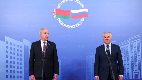 Вячеслав Володин: вызовы сплотили Россию и Беларусь