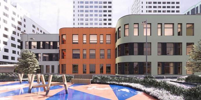 Детский сад в стиле акварельной живописи построят в Коммунарке Детский сад в стиле акварельной живописи построят в Коммунарке