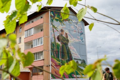Населённые пункты Иркутской области украсили новыми муралами