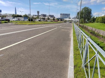 В Приморском районе открыли движение по Ситцевой улице