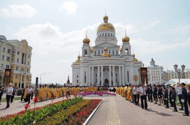 В Саранске прошли торжества по случаю 24-й годовщины канонизации Федора Ушакова