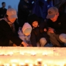 Якутяне выложили свечами надпись «Победа 80» на площади Победы