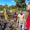 В Узловой починили два порыва на сетях водоснабжения в центре города