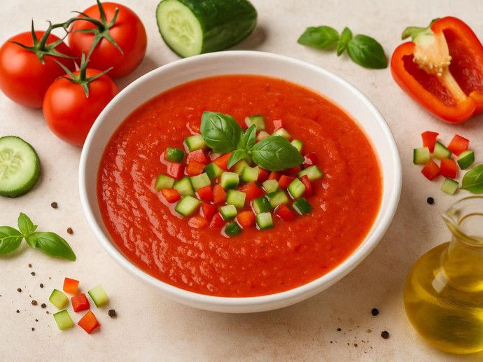 Как приготовить свекольный гаспачо: идеальный суп, который привнесёт яркость в осенние вечера Как приготовить свекольный гаспачо: идеальный суп, который привнесёт яркость в осенние вечера