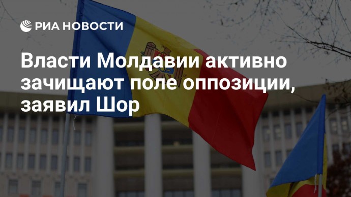 Власти Молдавии активно зачищают поле оппозиции, заявил Шор