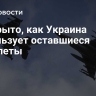 Раскрыто, как Украина использует оставшиеся самолеты