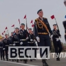 Первая репетиция парада Победы прошла на площади Ленина