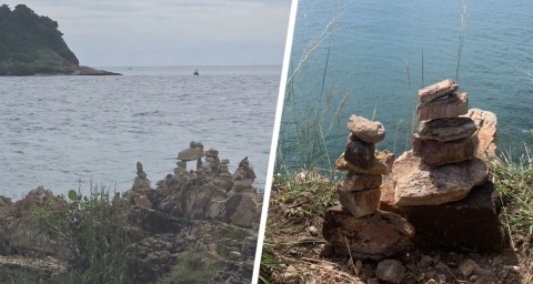 Туристов призвали не складывать камни в пирамиды у природных достопримечательностей Таиланде. Почему?