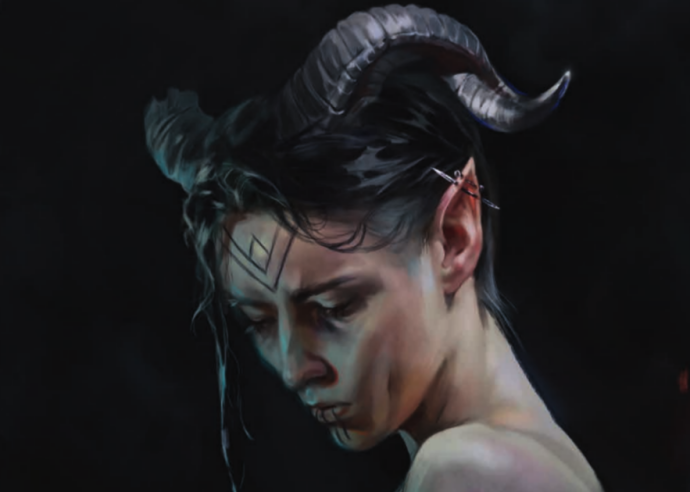 Художница Белла Бергольц: тифлинги, вампиры и мрачные аристократы Художница Белла Бергольц: тифлинги, вампиры и мрачные аристократы