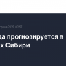 Непогода прогнозируется в регионах Сибири