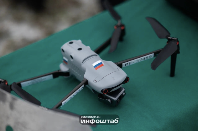 Ночью в астраханском небе уничтожен беспилотник