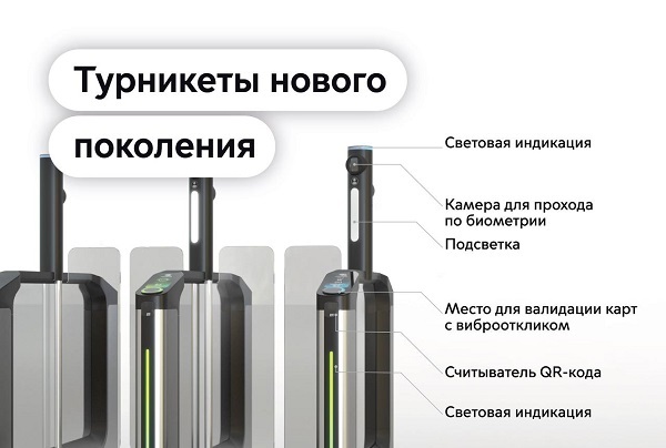 В московском метро установят турникеты нового поколения