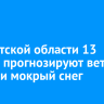 В Иркутской области 13 апреля прогнозируют ветер, дождь и мокрый снег