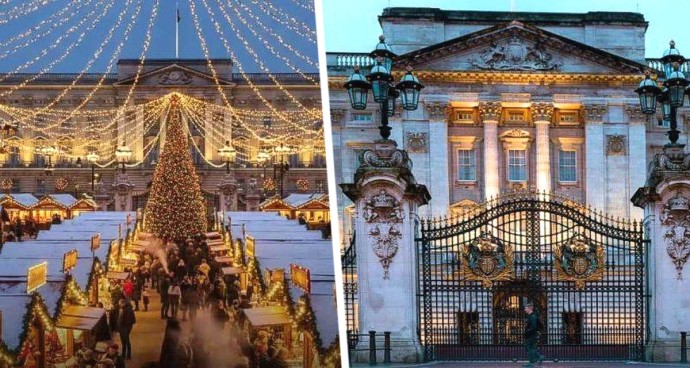 Букингемский дворец открыл рождественский магазин, но искусственный интеллект обманул туристов, заставив их думать, что это рынок