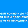 Заморозки ночью и до +20 градусов днем прогнозируют в Иркутске на выходных