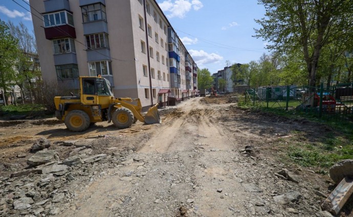 В приоритете комфортная городская среда: в Южно-Сахалинске стартовал капитальный ремонт дворов