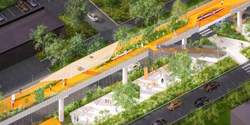 Утвержден проект планировки для создания высотного парка на месте Московского монорельса