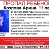 В Рыбинске пропала 11-летняя девочка