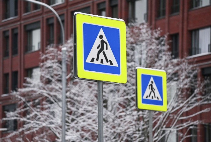 В 2025 году в Москве обустроили 648 пешеходных переходов вблизи социальных объектов
