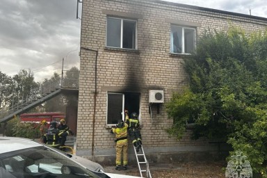 В Херсонской области сгорела комната в пункте временного размещения