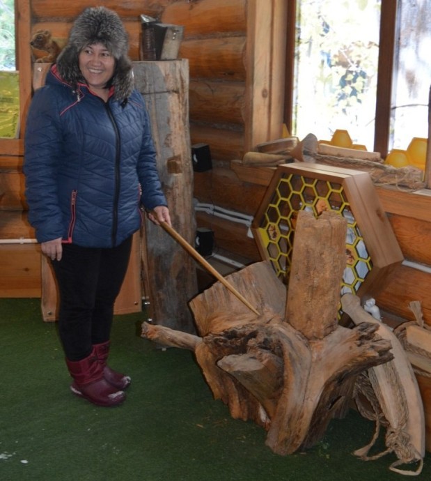 В музее бортевого пчеловодства в Башкирии хранится дерево с «характером»