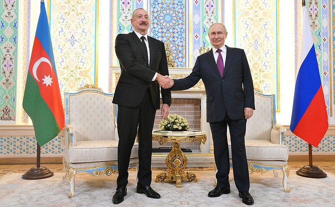 Встреча с Президентом Азербайджана Ильхамом Алиевым