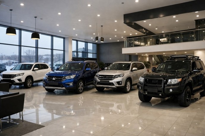 Доля новых проданных автомобилей сегмента SUV в России в феврале достигла рекордных 75%