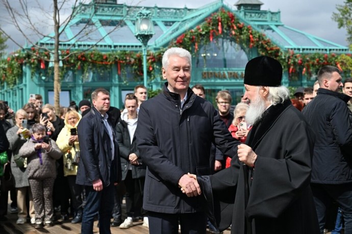 Патриарх Кирилл поздравил Сергея Собянина с Днем России