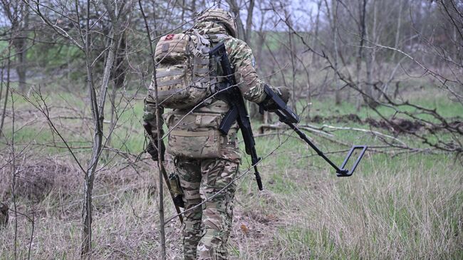 ВСУ использовали немецкие мины в Курской области, рассказал сапер
