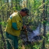 В Усть-Алданском районе тушат один локализованный пожар