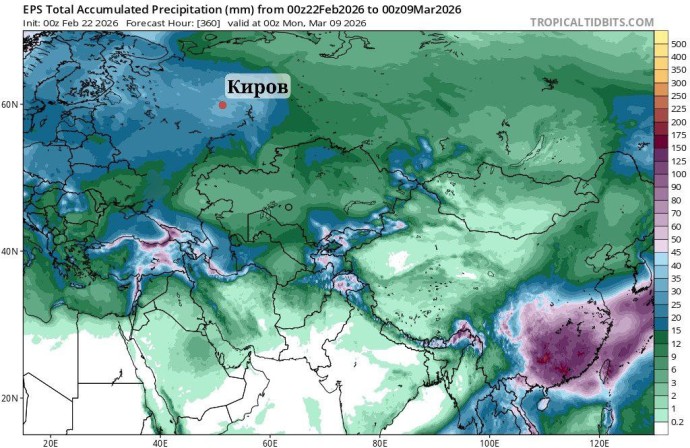 На Кировскую область снова обрушатся снегопады