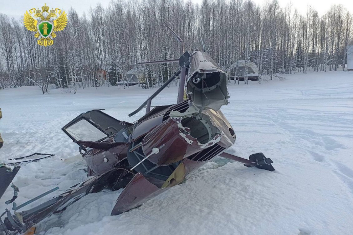 Следователи назвали причину крушения вертолета в Пермском крае