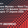Мухова победила Гауфф в 1/4 финала турнира в Штутгарте