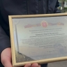Бойцы передали благодарность заводу «Сельмаш» и фонду Марии Бутиной